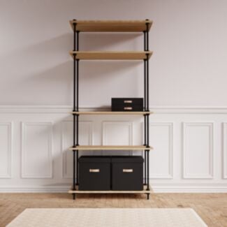 DECO Regalsystem II: Standregal 185x85x35cm mit Zubehör